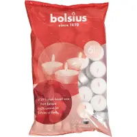 Bolsius Waxinelichten D-light Wit 6 Uur 60 Stuks