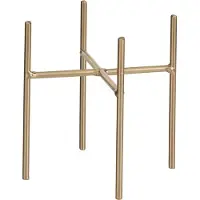 Mica Decorations Plantenstandaard Ascot Goud 13,5 X 13,5 X 14 Cm