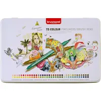 Bruynzeel brushpen set 12 kleuren