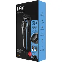 Braun BT3240 baardtrimmer Batterij/Accu 39 2 cm Nat en droog Zwart, Blauw