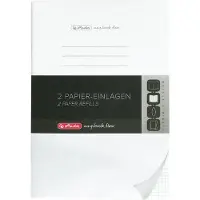 Herlitz Schrift A4 Geruit Papier Wit Geperforeerd 80 Pagina's