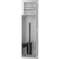 Boss & Wessing Toiletrol- en Borstelhouder Inbouw BWS Milan Betegelbaar RVS