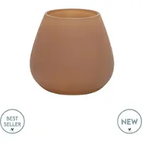 Vase the World Waxinelichthouder Tasman | X Small | mat zand | Ø12,5 x H11,5 cm | 2 stuks