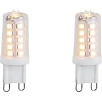 LUEDD Set van 2 G9 dimbare LED lampen 3.2W 250 lm 2200K