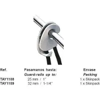 TaylorMade Taylor Made Products 1108 Fenderhanger voor boten (cliprailbevestiging tot 1 inch rails) Wit