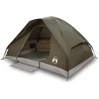 vidaXL Koepeltent 2-persoons waterdicht bruin