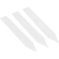 Combicraft PVC steeketiketten 20x120mm wit 600 micron - 50 stuks