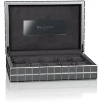 Heisse & Söhne - 70019-210.166.50 - Horlogebox - voor 10 Horloges - Dover 10 - antraciet Silber