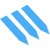Combicraft PVC Steeketiketten 60 x 13 mm Blauw - 100 stuks