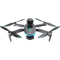 LUXWALLET SkyBlitz – 5G GPS Drone – Laser Obstacle Avoidance – Return To Home – Volg Mij Modus – Gebaren Foto – Multi Vluchtmodus – 50x Zoom - Zwart