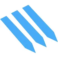 Combicraft PVC Steeketiketten 100 x 16 mm Blauw - 100 stuks