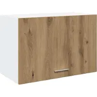 vidaXL Bovenkast Lyon 60x31x40 cm bewerkt hout artisanaal eikenkleur