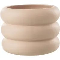 J-Line Bloempot Ring Cement Beige Large