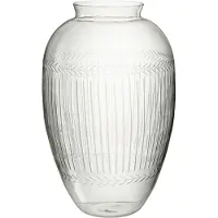 J-Line Vaas Massif Glas Transparant - 61.00 cm hoog