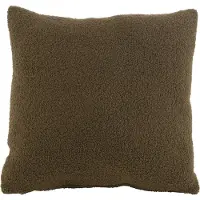 J-Line Kussen Teddy Polyester Groen