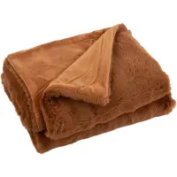 J-Line Plaid cutie polyester sienna brown