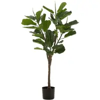 J-Line Vioolbladplant Plastiek Groen