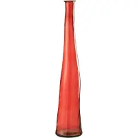 J-Line Vaas Viooltje Glas Rood Medium