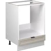 Vicco Fame-Line Ovenombouwkast – 60 cm zonder werkblad GrijsBeige