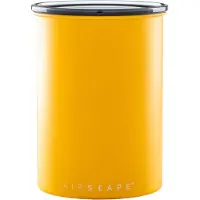 Airscape - Airscape - Koffiebonen - Voorraadpotten - Lucht dicht - Koffie - Staal - Mat geel - 500 gram