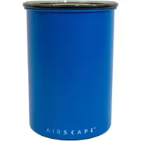 Planetary Design - Airscape - Koffiebonen - Voorraadpot - Voorraadbus - Voorraadpotten - Vacuuum - Koffie - Mat blauw - 500 gram