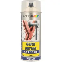 Motip industrial acryllak hoogglans RAL 9002 grijswit - 400 ml