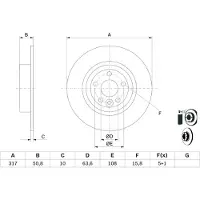 Bosch 0 986 479 E58 Remschijf