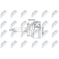 NTY NPZ-DW-031 Homokineet reparatie set, aandrijfas