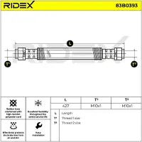 RIDEX 83B0393 Remslang