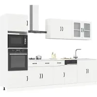 vidaXL 7-delige Keukenkastenset Kalmar bewerkt hout wit