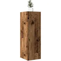 vidaXL Tv-meubel 30,5x30x90 cm bewerkt hout oud houtkleurig