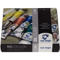 Taidepiste van Gogh olieverf startset - 6x20 ml