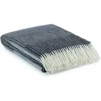 Most - Wollen plaid Linea Orion - 100% Nieuw-Zeelandse wol - 140 x 200 cm - blauwgrijs