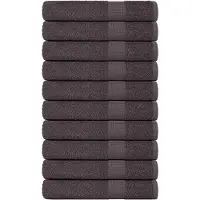 vidaXL Handdoeken FROGN 10 st 100x200 cm 360 g/m² antraciet