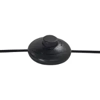 Beliani LENNON - Staande lamp - Zwart - Metaal
