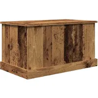 vidaXL Opbergbox 70x40x38 cm bewerkt hout oud houtkleurig