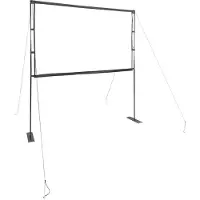 vidaXL Projectiescherm met standaards 84 inch 16:9