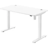 Mazazu MIRA Home - Elektrisch Bureau - Laptoptafel - Laptop - Tafel - Bureau - Wit - 120x60x114
