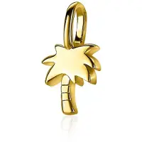 Zinzi zilveren hanger geel verguld palmboom ZIH2069G (zonder collier)