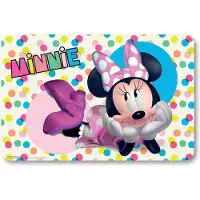 Minnie mouse stippen placemat 43 x 28 cm multicolor