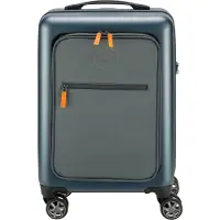 Princess Traveller PT-01 Deluxe - Handbagage Koffer met Voorvak - Platinum Navy - 36L - 55×34×23cm