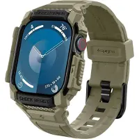 Spigen Rugged Armor Pro case voor de Apple Watch Series 10 / 11 - 46 mm - kaki