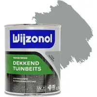 Wijzonol Dekkend Tuinbeits - 9128 Egaalgrijs - 0,75L