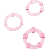 Erotiekvoordeel.nl Scala / Playhouse huismerk - Drie Jelly cockringen - Roze