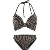 Lingadore Bikini bruin gemêleerd / zwart