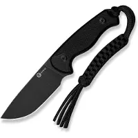 CIVIVI Timberbark C23094-1 Blackwashed 14C28N, Black G10, vaststaand mes