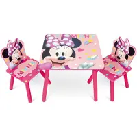 Disney Set Minnie Play Table And Chair Set Roze