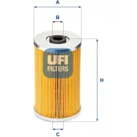 Ufi 27.231.00 Luchtfilter
