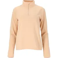 Endurance Vironic Waffle Melange Losse Midlayer Dames, beige EU 42 | XL 2022 Winter Hardloopshirts