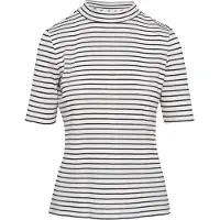 Comma Shirt zwart / wit